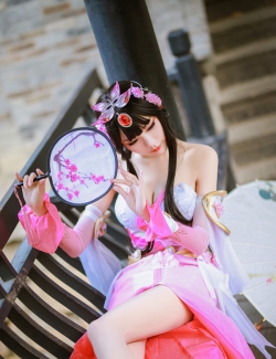 王者荣耀甄姬游园惊梦cos CN彩芸_Nebula